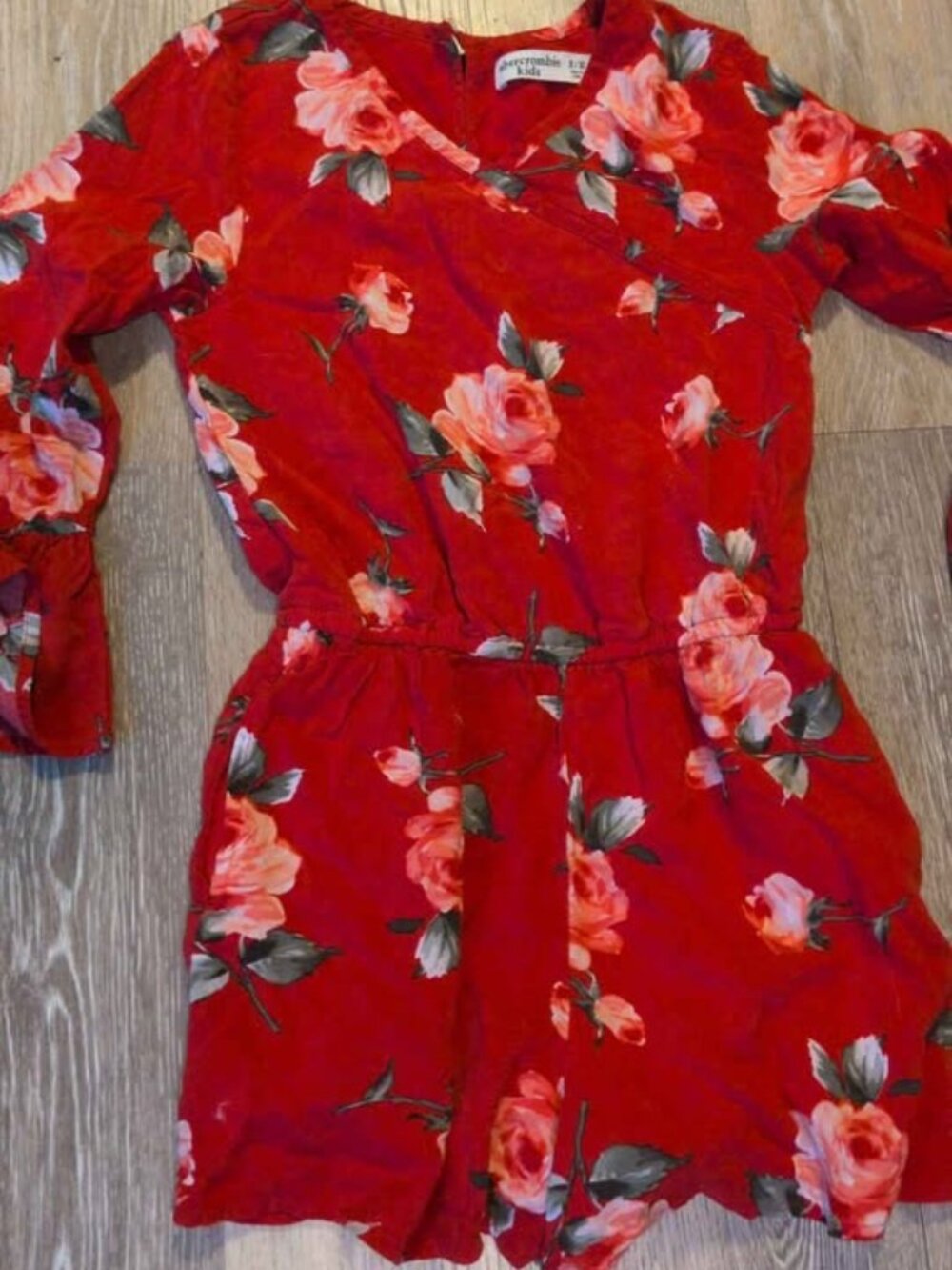 Abercrombie Kids Floral Romper 9/10 girls